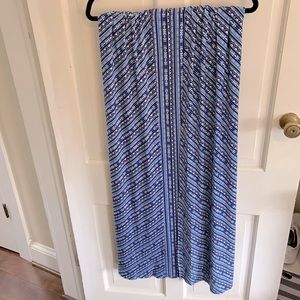 Patterned Maxi Skirt - S